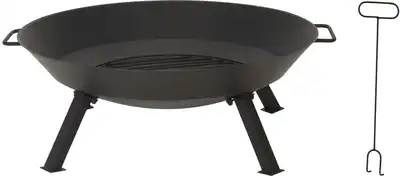 קערת אש על 4 רגליים 