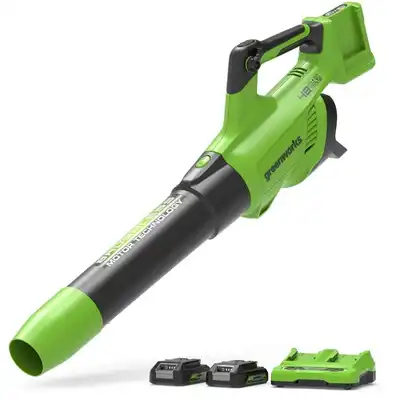 מפוח 48V +שתי סוללות 2.0Ah + מטען