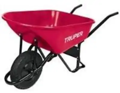 מריצה Truper מתכת 100 ל' גלגל מלא