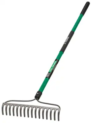 מגרפה 16 שיניים עם ידית פיבר 32404 TRUTOUGH TRUPER