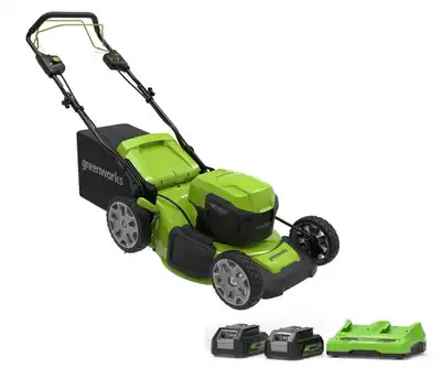 מכסחת דשא 48V נסיעה עצמית + שתי סוללות 4.0Ah + מטען