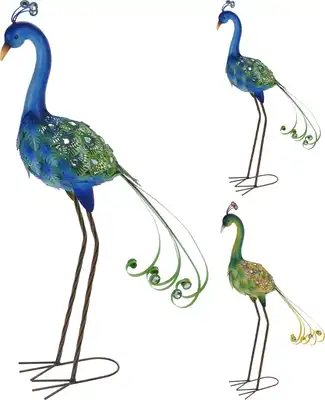 טווס מתכת