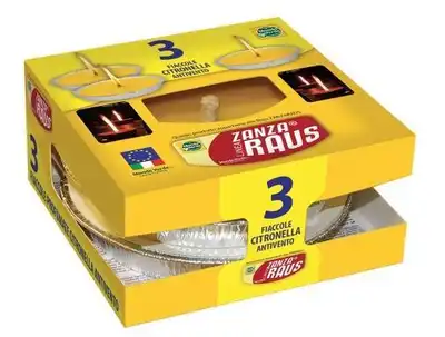 נר ציטרונלה 3 יח'