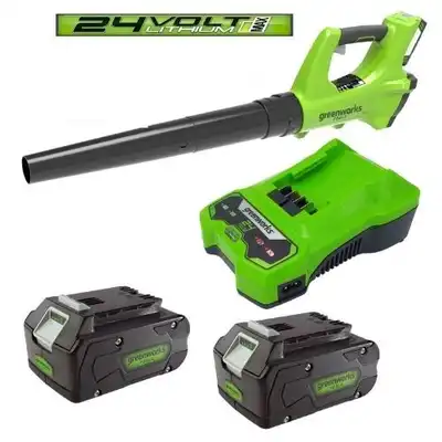 מפוח עלים 24V + מטען + סוללה