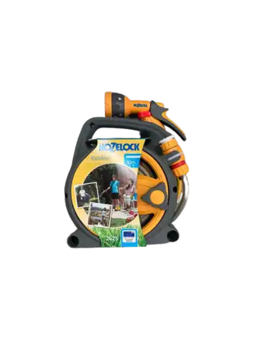 גלגלת HOZELOCK מיני 10 מטר כולל אקדח השקייה 