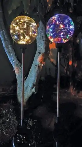 מנורה סולארית לגן