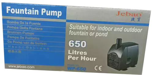 משאבת מים 650 ליטר WP650LV  מתח נמוך 12V