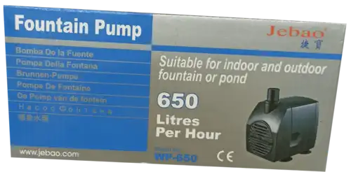 משאבת מים 650 ליטר WP650LV  מתח נמוך 12V