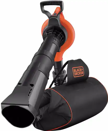 מפוח / שואב עלים 3000W עם שק איסוף בלק & דקר