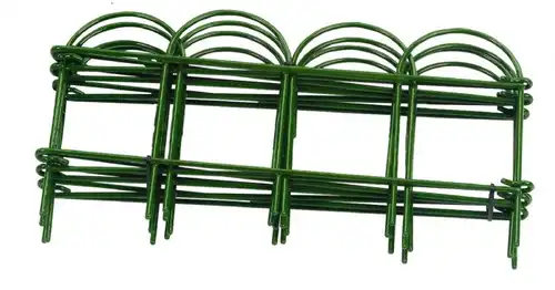 גדר מתכת מצופה פלסטיק אורך 3 מטר / גובה 40 סמ