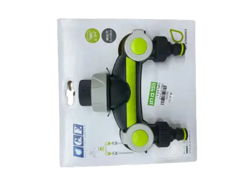 מפצל 3/4 Y כפול+2 ברזים