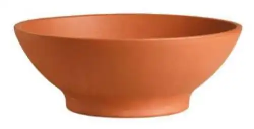 קערה נמוכה טרקוטה
