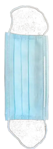 מסכה כירורגית תלת שכבתית 