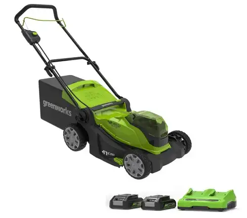 מכסחת דשא 48V + שתי סוללות 2.0Ah + מטען