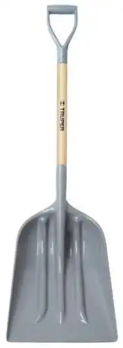 את פלסטיק עם ידית עץ Y קצרה  TRUPER 17252
