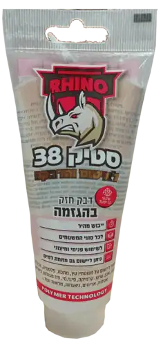 סטיק 38 שקוף שפורפרת איטום והדבקה IP-004 (אלרם)