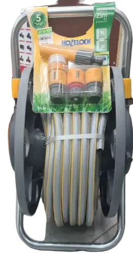  גלגלת עם צינור 25 מטר Hozelock הוזלוק 8-909